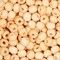 Juvale Birch Wood Beads for Jewelry Making (0.23 in, Natural Color, Pack of 300)
